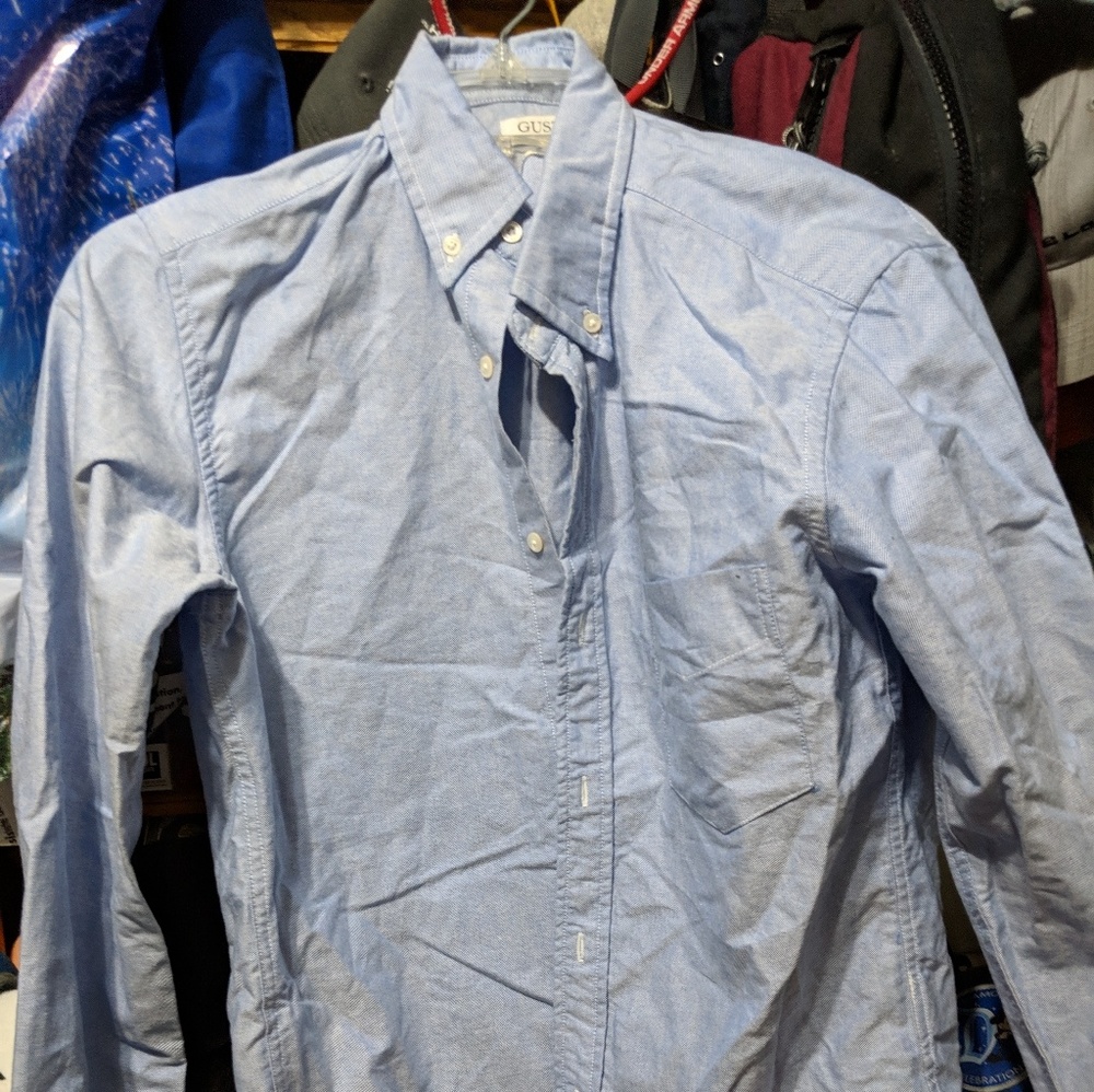 Gustin Blue Casual Shirt
